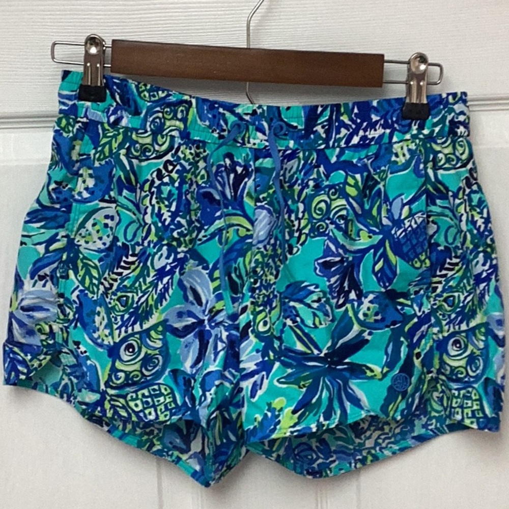 Lilly Pulitzer Blue and Green Shorts